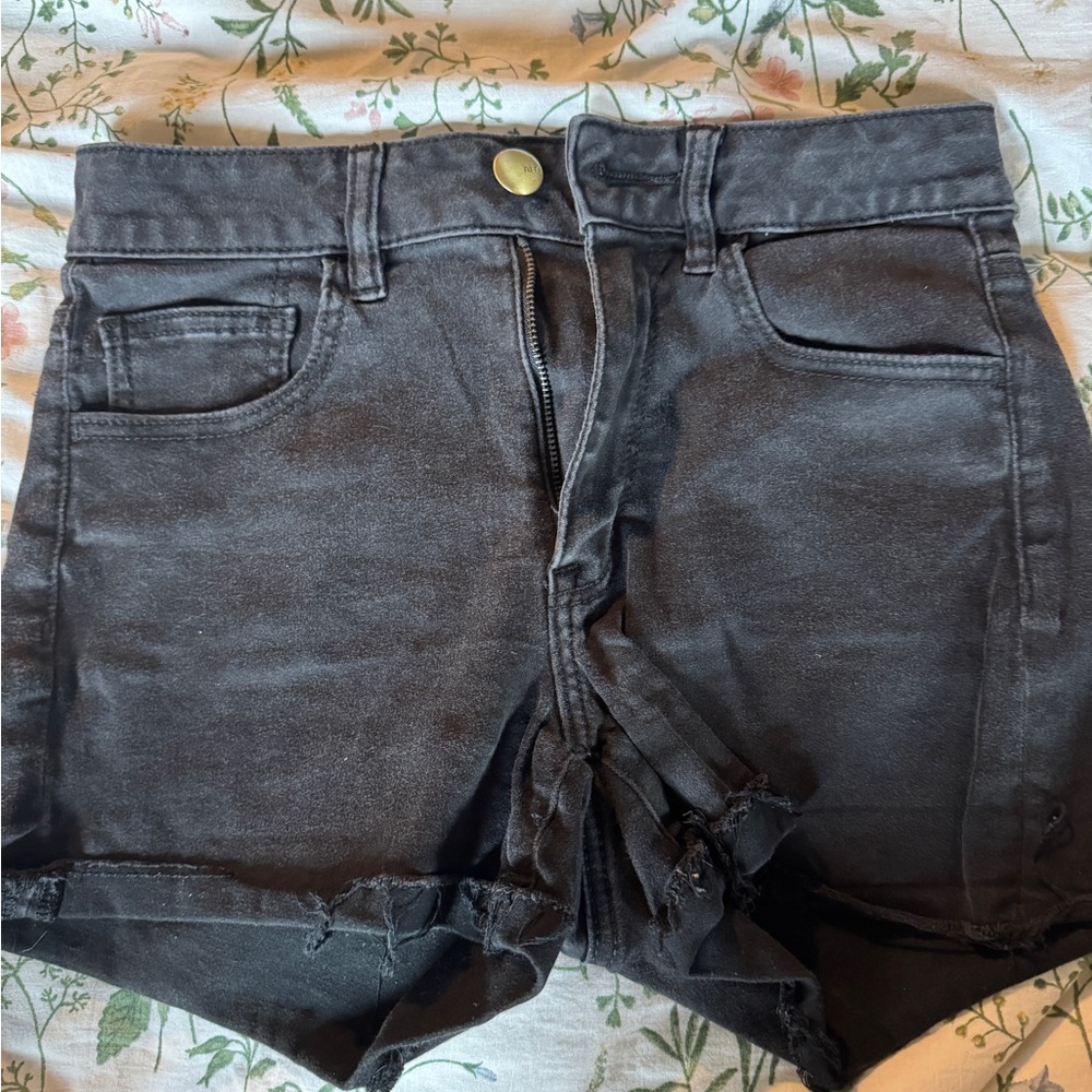 American Eagle Outfitters Black Jean Shorts